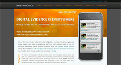 Desktop Screenshot of carneyforensics.com